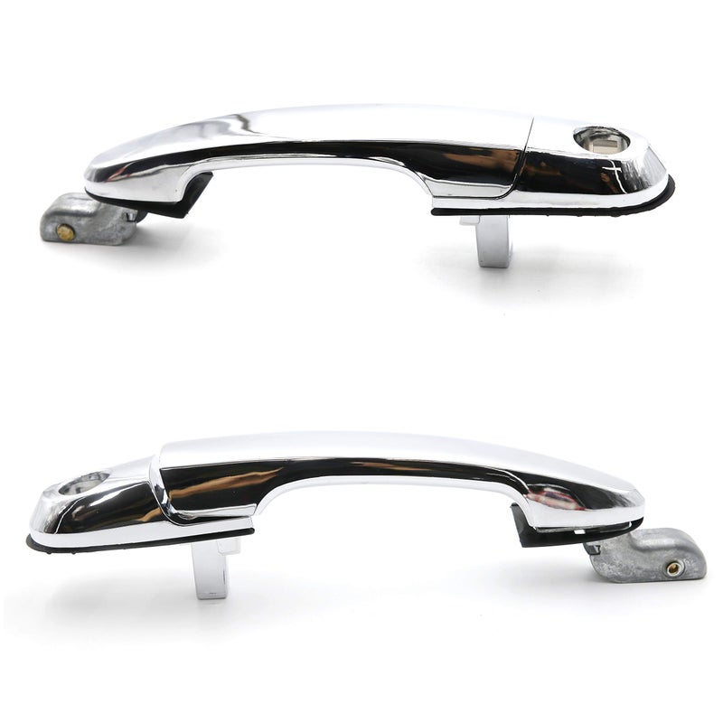 Otois 4Pcs 1Set Chrome Front Rear Left Right Exterior Chrome Door Handle for Hyundai Tucson 2005 2009 - Image 2